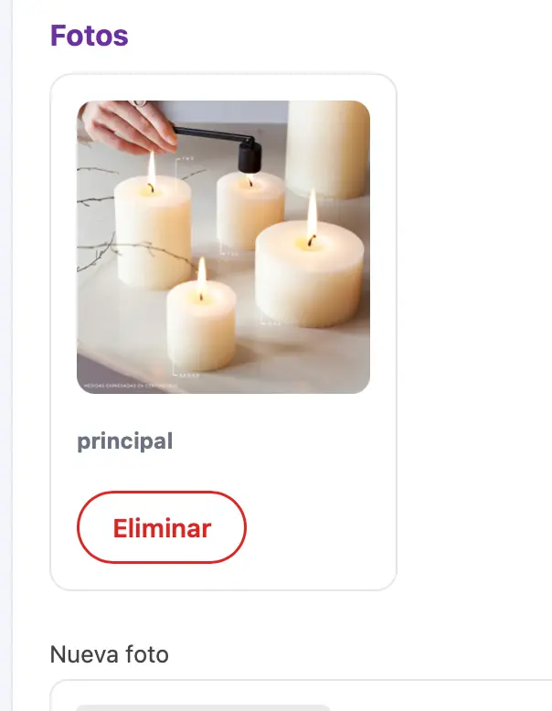 Foto subida en la publicación